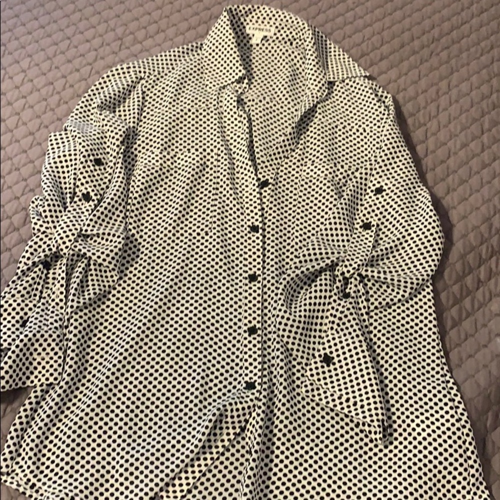 Express printed blouse